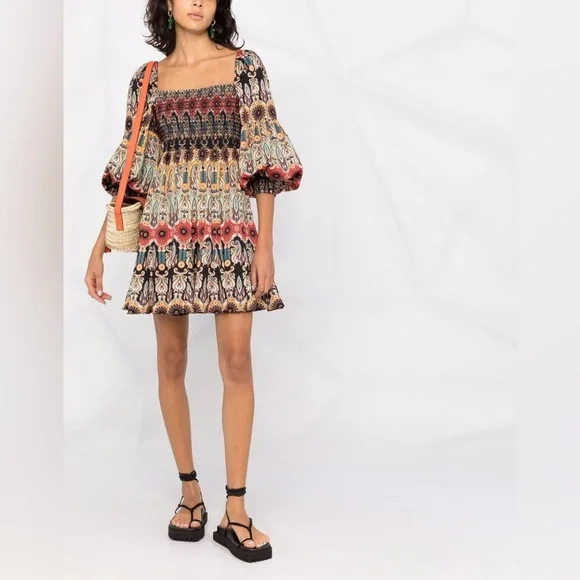 Alice + olivia Julissa Empire Waist Mini Dress - Picture 2 of 12